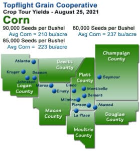 Yield Map Corn 2021
