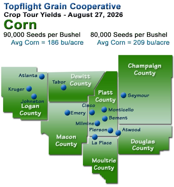Topflight Grain Yield Map Corn 2026